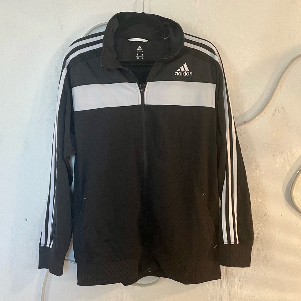 Adidas Sports Full Zip-Up Black